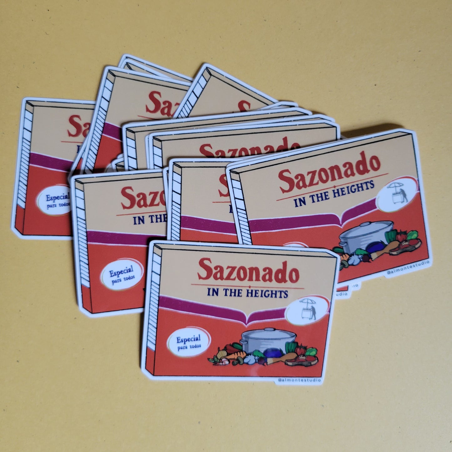 Sazonado in the Heights Vinyl Sticker