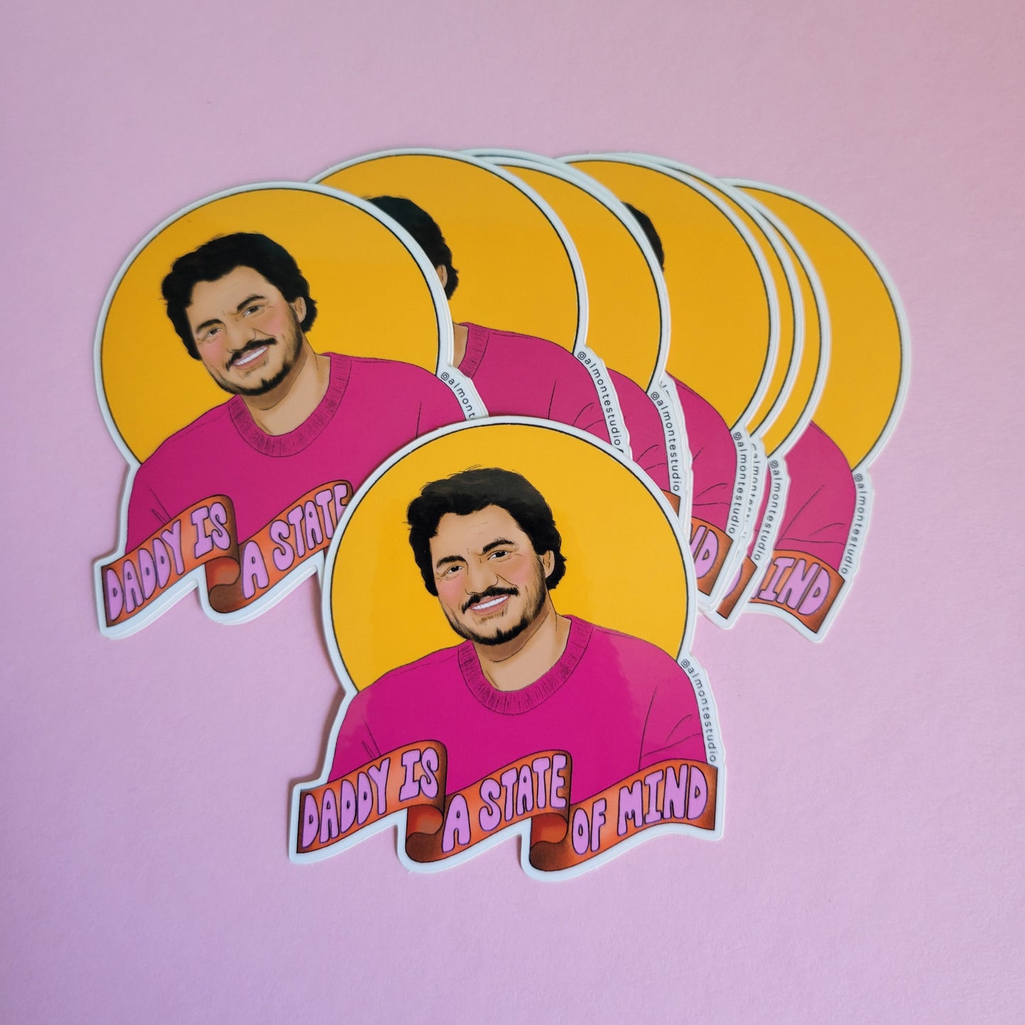 Daddy Pedro Vinyl Sticker