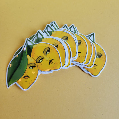 Lemon Heads Vinyl Sticker
