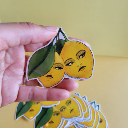 Lemon Heads Vinyl Sticker