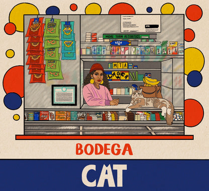Bodega Cat Art Print