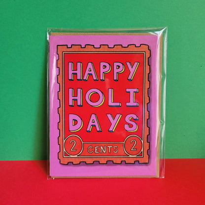 Holiday Stamp Card