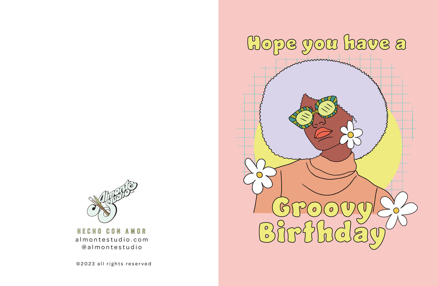 Groovy Birthday Card