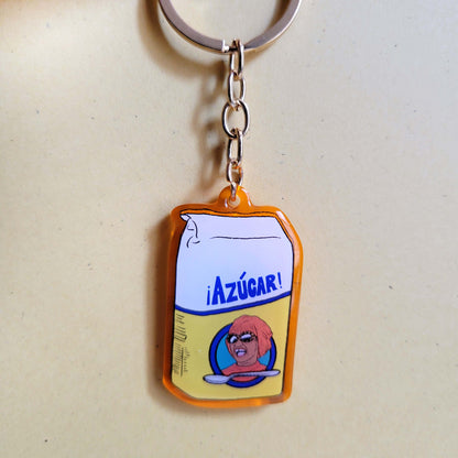 Azucar Acrylic Keychain