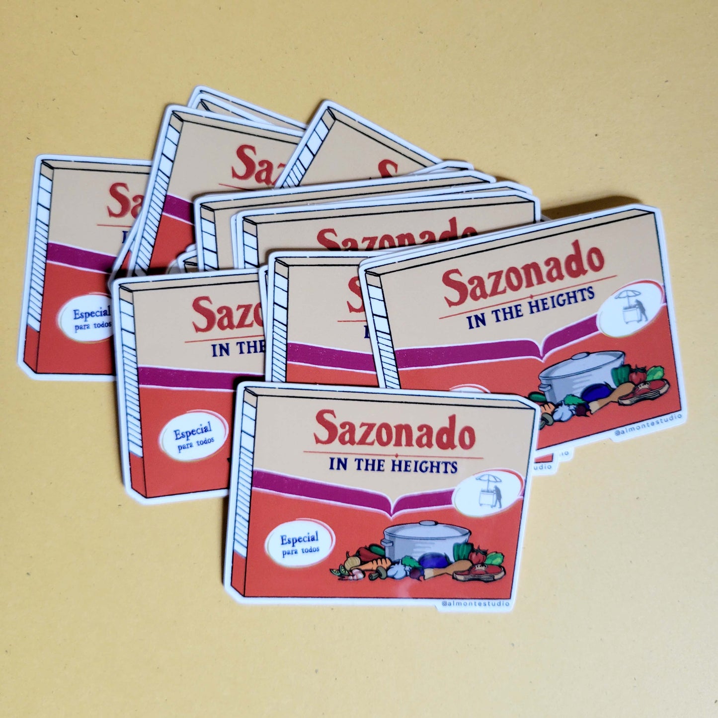 Sazonado in the Heights Vinyl Sticker